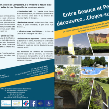 Dépliant entre Beauce et Perche découvrez Cloyes-sur-le-Loir - Maison du Tourisme des Trois Rivières (28)